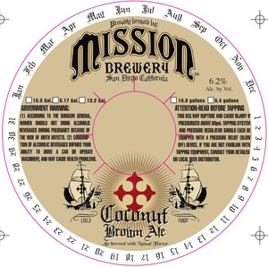 Mission Coconut Brown Ale January 2015