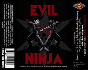 Asheville Brewing Company Evil Ninja January 2015