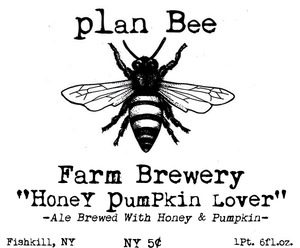 Plan Bee Farm Brewery Honey Pumpkin Lover January 2015