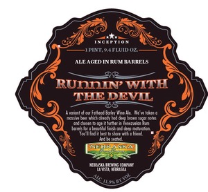Nebraska Brewing Company Runnin With The Devil