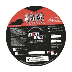 Ei8ht Ball Brewing Randy Bugger January 2015