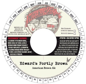 Witch's Hat Brewing Company Edward's Portly Brown January 2015