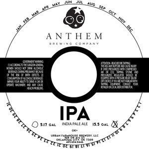 Anthem Brewing Company IPA January 2015