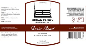 Urban Family Brewing Co January 2015