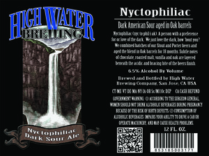 High Water Brewing Nyctophiliac
