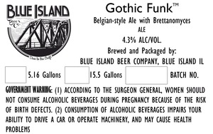 Blus Island Beer Company Gothic Funk