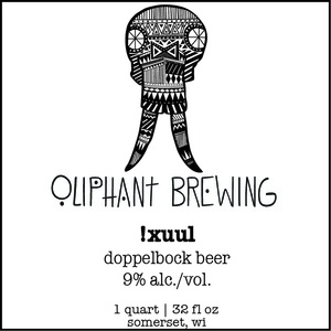 Oliphant Brewing !xuul January 2015