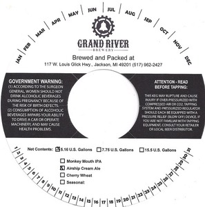 Grand River Brewery Airship Cream Ale