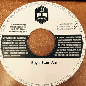 Triton Brewing Royal Scam February 2015