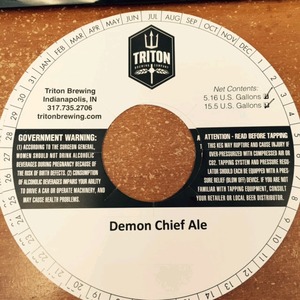 Triton Brewing Demon Chief February 2015
