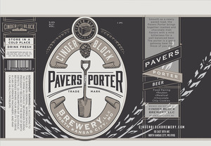 Cinder Block Brewery Pavers Porter February 2015