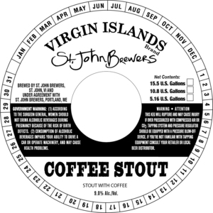 Virgin Islands Coffee Stout February 2015