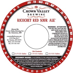 Crown Valley Brewing Co Ricochet Red