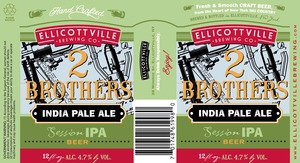 Ellicottville Brewing Company Two Brothers Session IPA March 2015