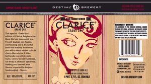 Destihl Brewery Clarice Grand Cru February 2015