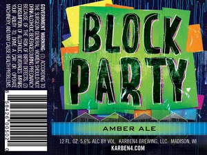 Block Party Amber Ale February 2015