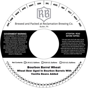 Bourbon Barrel Wheat February 2015