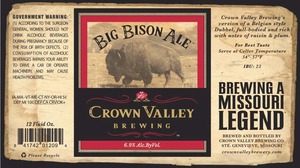 Crown Valley Brewing Big Bison