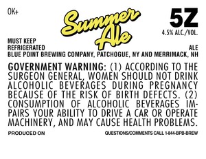 Blue Point Brewing Company Summer