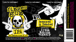 Iron Horse Brewery Finger Gun IPA February 2015
