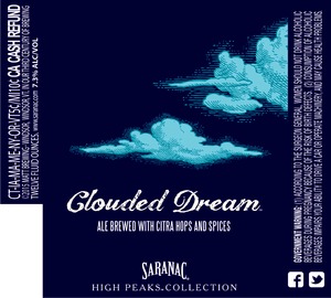 Saranac Clouded Dream February 2015