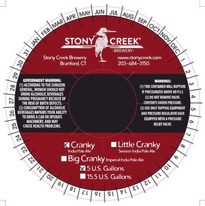 Stony Creek Brewey Cranky