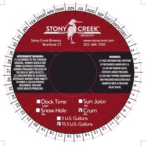 Stony Creek Brewery Crum