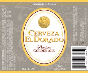 Cerveza Eldorado Golden Ale February 2015