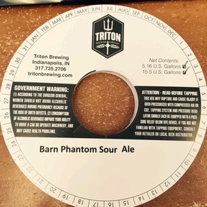 Triton Brewing Barn Phantom Sour February 2015