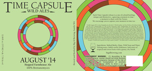 Time Capsule Wild Ales August '14 Farmhouse Ale February 2015