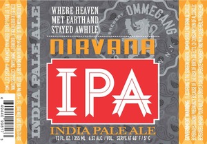 Brewery Ommegang Nirvana IPA India Pale Ale February 2015