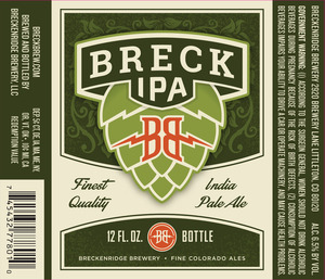 Breckenridge Brewery Breck IPA