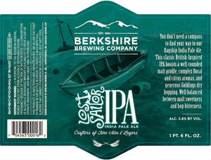 Berkshire Brewing Company Lost Sailor March 2015