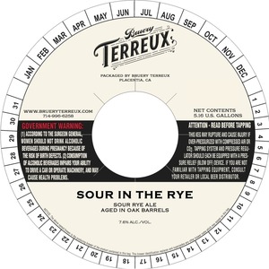 Bruery Terreux Sour In The Rye February 2015