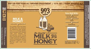 903 Brewers Land Of Milk And Honey March 2015