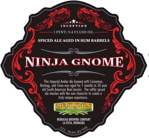 Nebraska Brewing Company Ninja Gnome