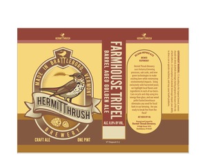 Hermit Thrush Brewery Farmhouse Tripel