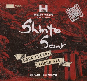 Harmon Brewing Co Shinto Sour March 2015