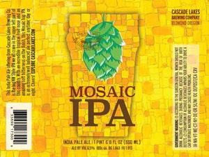 Cascade Lakes Brewing Company Mosaic