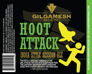 Gilgamesh Brewing Hoot Attack