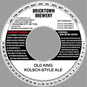Bricktown Brewery Old King Kolsch-style Ale