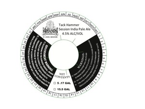 4 Hands Brewing Company Tack Hammer March 2015
