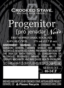 Crooked Stave Artisan Beer Project Progenitor Noir