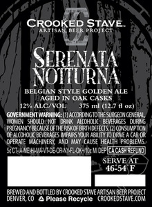 Crooked Stave Artisan Beer Project Serenata Notturna