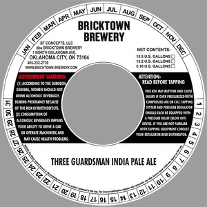 Bricktown Brewery Three Guardsman