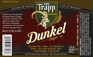 Von Trapp Brewing Dunkel March 2015