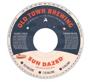 Old Town Brewing Sun Dazed