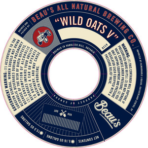 Beau's All Natural Brewing Co Wild Oats V March 2015