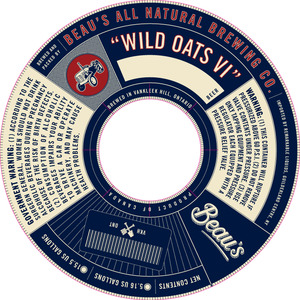 Beau's All Natural Brewing Co Wild Oats Vi March 2015