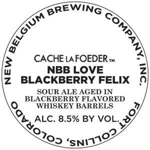New Belgium Brewing Company, Inc. Nbb Love Blackberry Felix April 2015